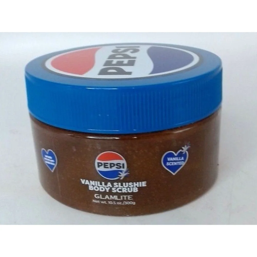 Glamlite x Pepsi, Vanilla Slushie Body Scrub, BRAND NEW, SEALED